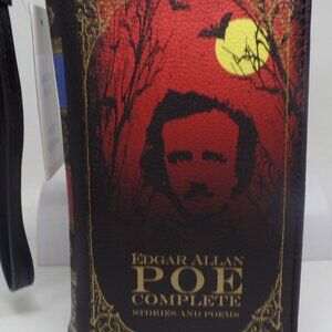 EDGAR ALLAN POE Book Wallet Wristlet-NWT